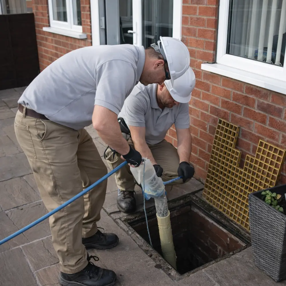Blocked drain repair service in Basildon